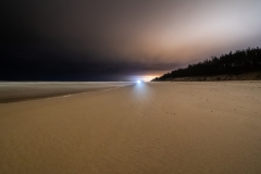 Plaża nocą