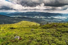 Widok na Beskid Żywiecki oraz Babią Górę