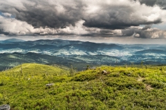 Widok na Beskid Żywiecki oraz Babią Górę